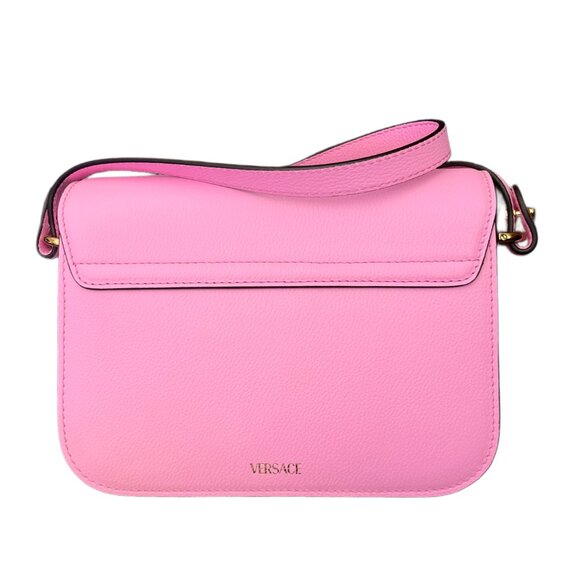 Pink Versace La Medusa Vitello Crossbody Purse and Card Case Set - Picture 6 of 12